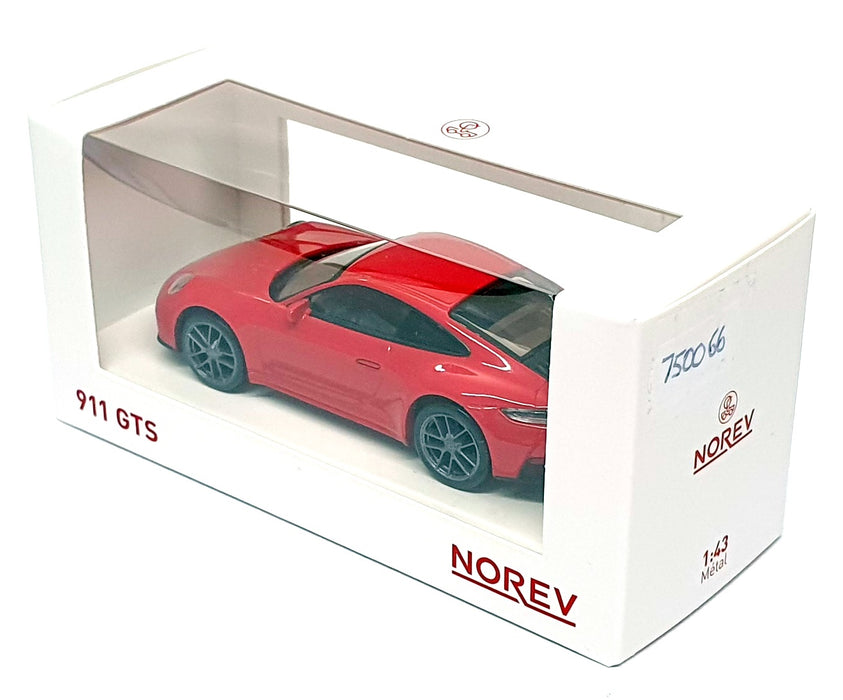 Norev 1/43 Scale Diecast 750066 - Porsche 911 GTS - Red