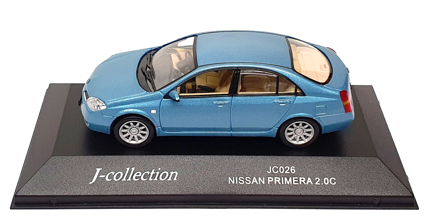 J Collection 1/43 Scale Diecast JC026 - Nissan Primera 2.0C - Metal Blue
