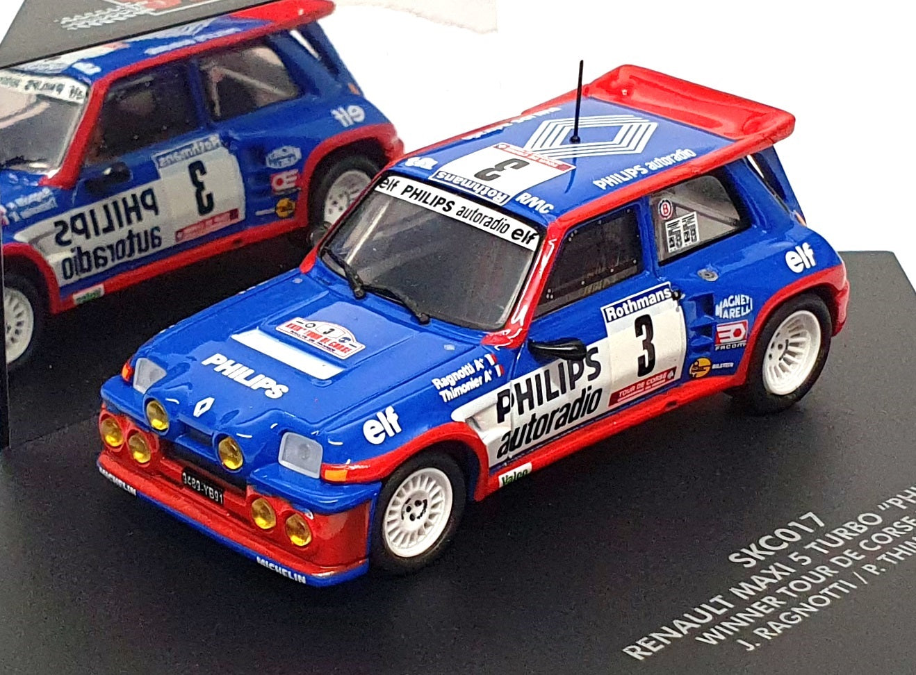 Skid 1/43 Scale SKC017 - Renault Maxi 5 Philips #3 Winner Tour De Corse 1985