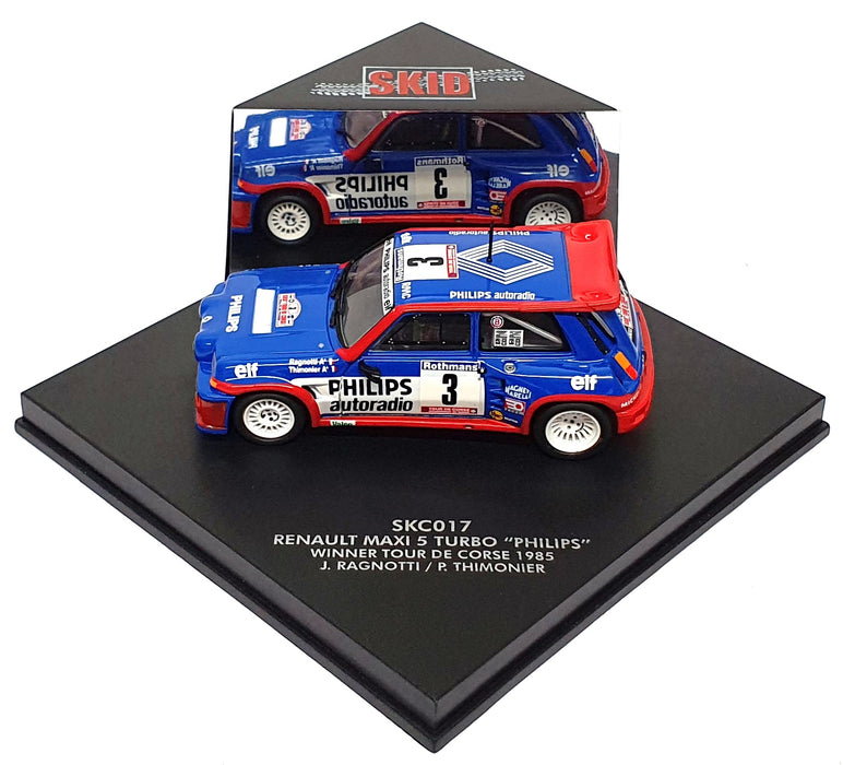 Skid 1/43 Scale SKC017 - Renault Maxi 5 Philips #3 Winner Tour De Corse 1985