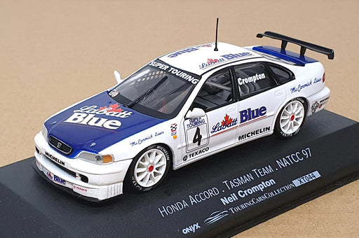 Onyx 1/43 Scale XT044 - Honda Accord #4 NATCC 1997 Neil Crompton