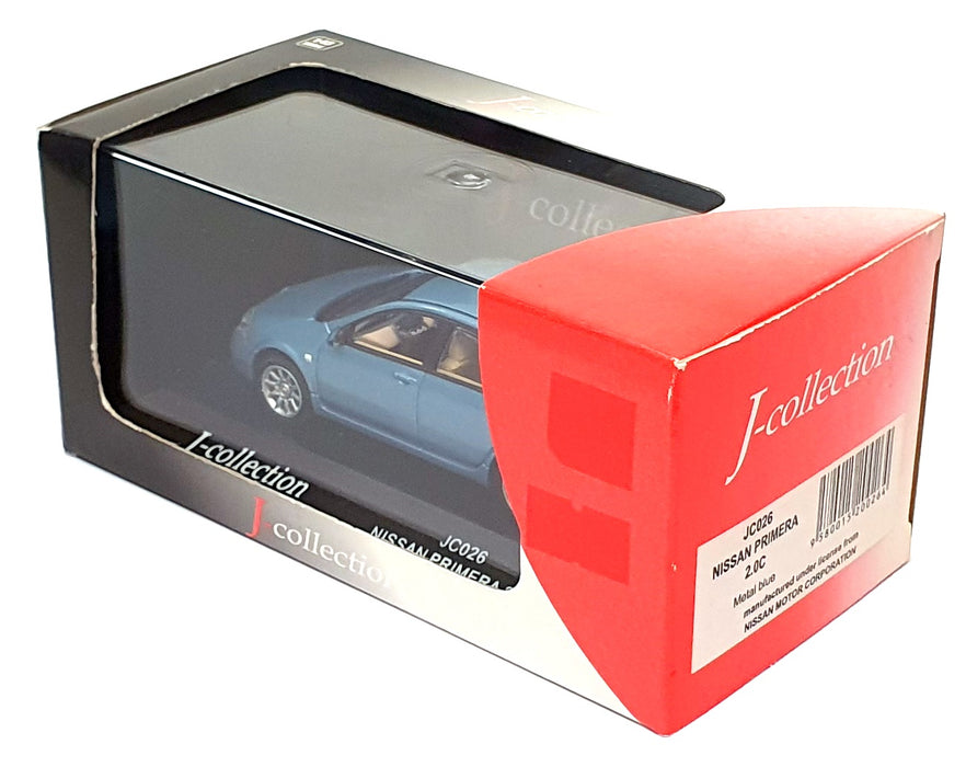J Collection 1/43 Scale Diecast JC026 - Nissan Primera 2.0C - Metal Blue