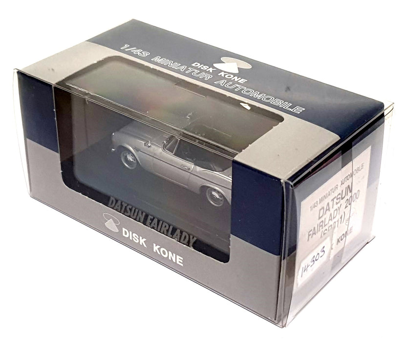 Disk Kone 1/43 Scale 14303 - Datsun Fairlady 2000 (SR311) - Silver