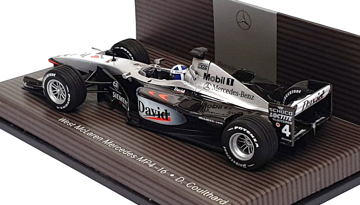 Minichamps 1/43 Scale B6 696 1942 - F1 McLaren Mercedes MP4/16 Coulthard