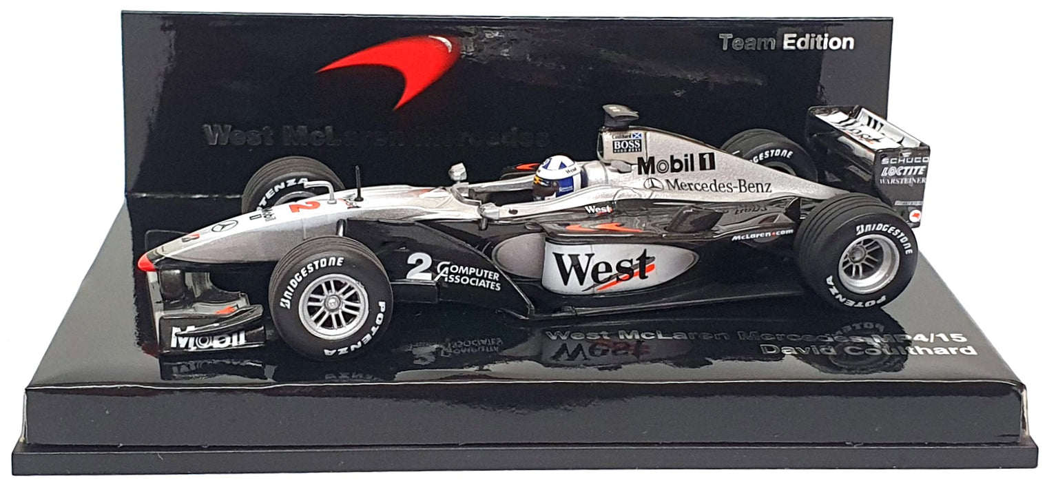Minichamps 1/43 Scale MW02B - F1 McLaren Mercedes MP4/15 David Coulthard