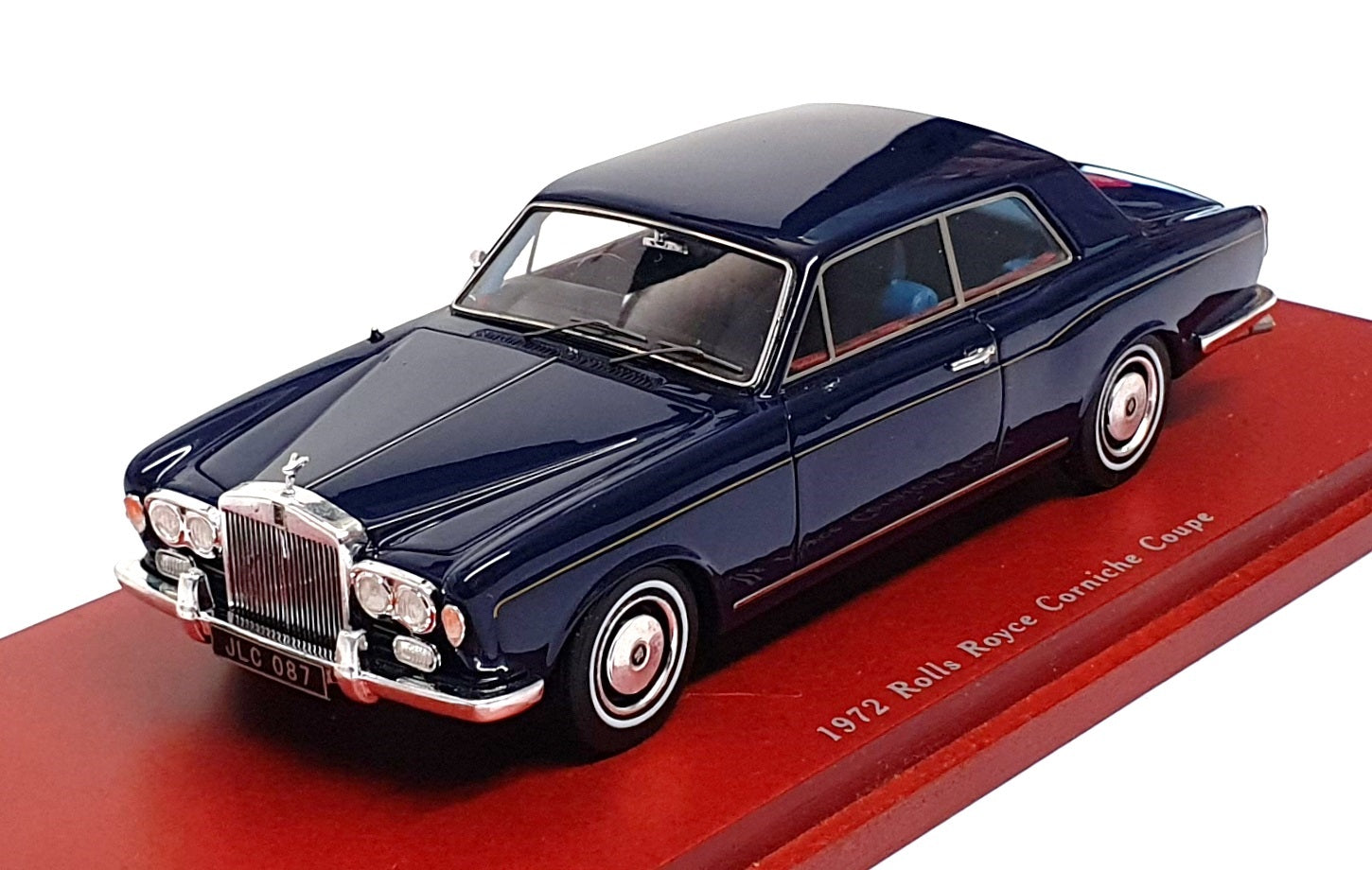 TSM 1/43 Scale TSM114316 - 1972 Rolls Royce Corniche Coupe - Dk. Blue 