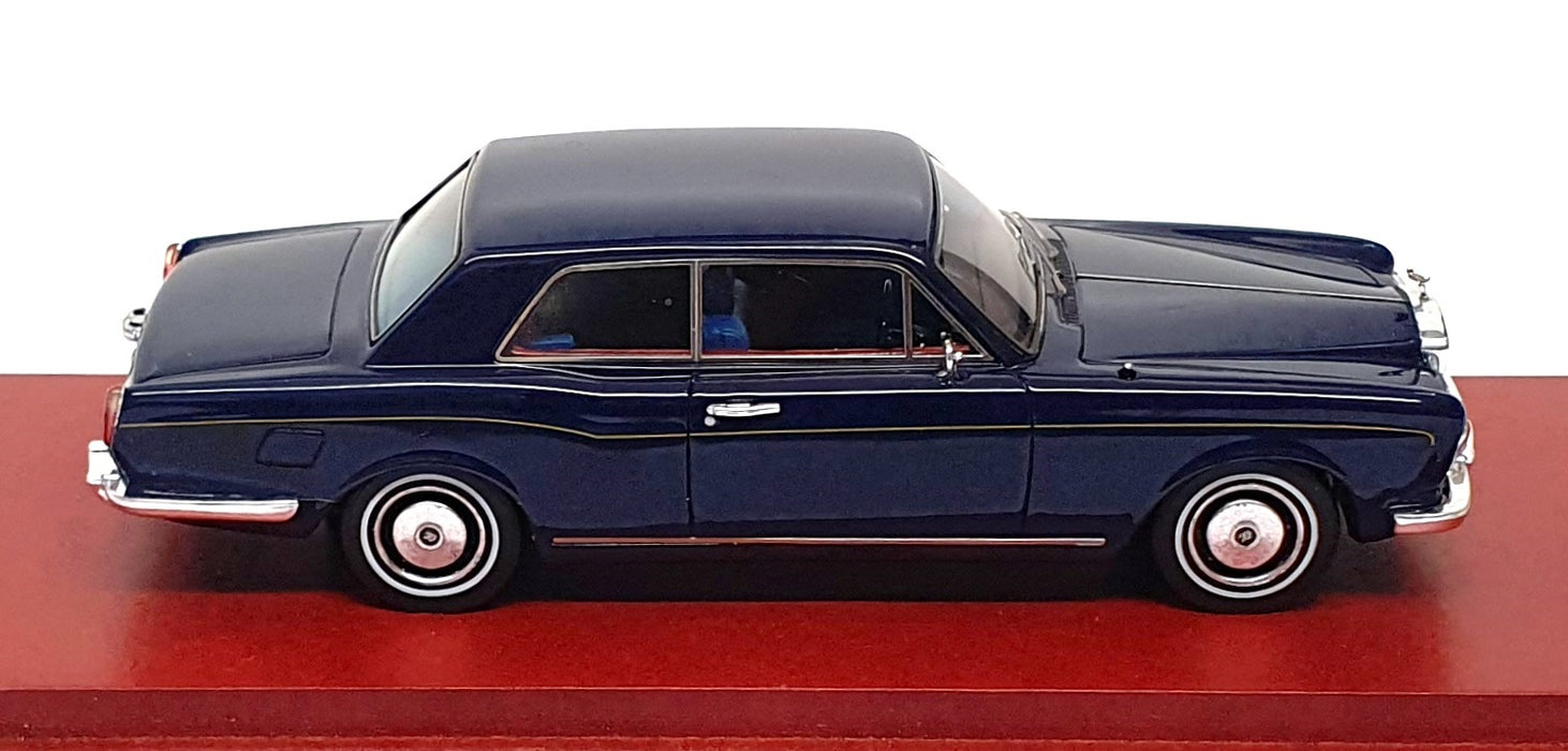 TSM 1/43 Scale TSM114316 - 1972 Rolls Royce Corniche Coupe - Dk. Blue 