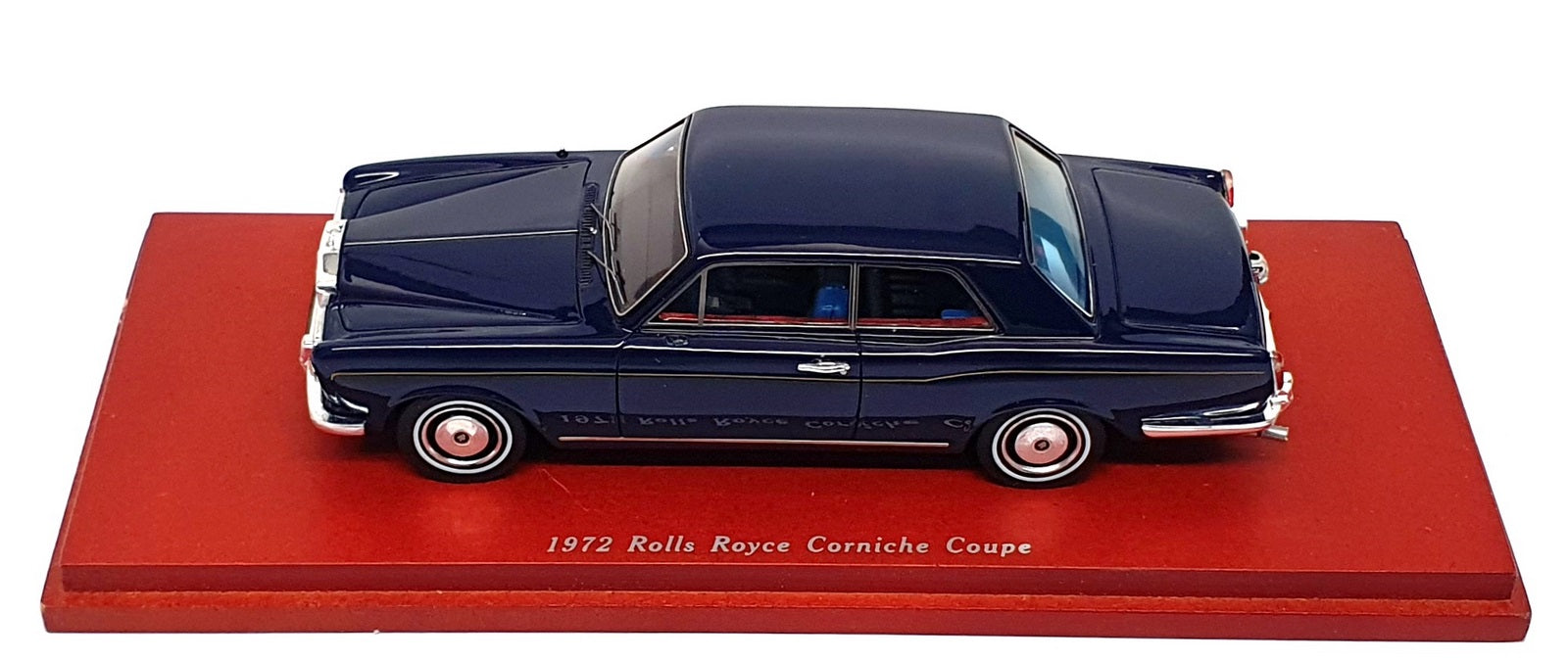 TSM 1/43 Scale TSM114316 - 1972 Rolls Royce Corniche Coupe - Dk. Blue 