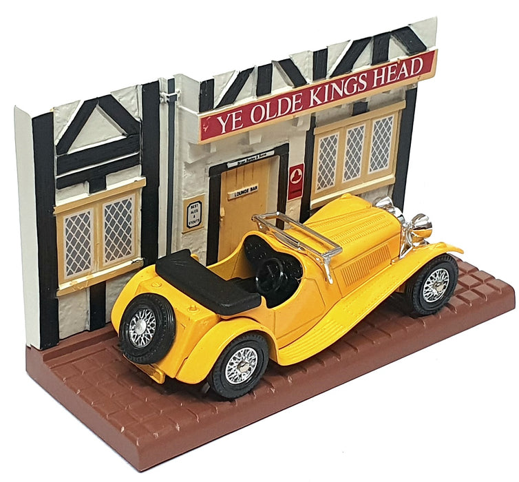Matchbox 9.5cm Long Diecast Y-1 - 1936 Jaguar SS-100 - Yellow