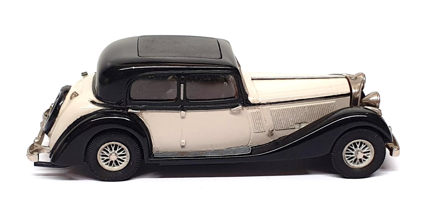 Lansdowne 1/43 Scale LDM61 - 1937 Jensen 3.5L S-Type - Lt. Grey/Black REWORKED