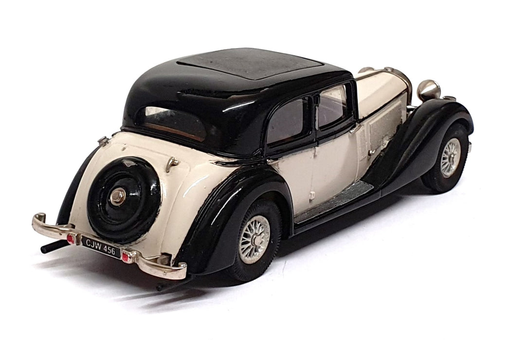 Lansdowne 1/43 Scale LDM61 - 1937 Jensen 3.5L S-Type - Lt. Grey/Black REWORKED