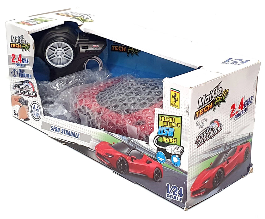 Maisto 1/24 Scale Remote Control Car  82334 - Ferrari  SF90 Stradale - Red