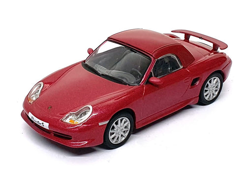 Deagostini 1/43 Scale 049 - 2002 Porsche Boxter S Hard Top - Met. Red