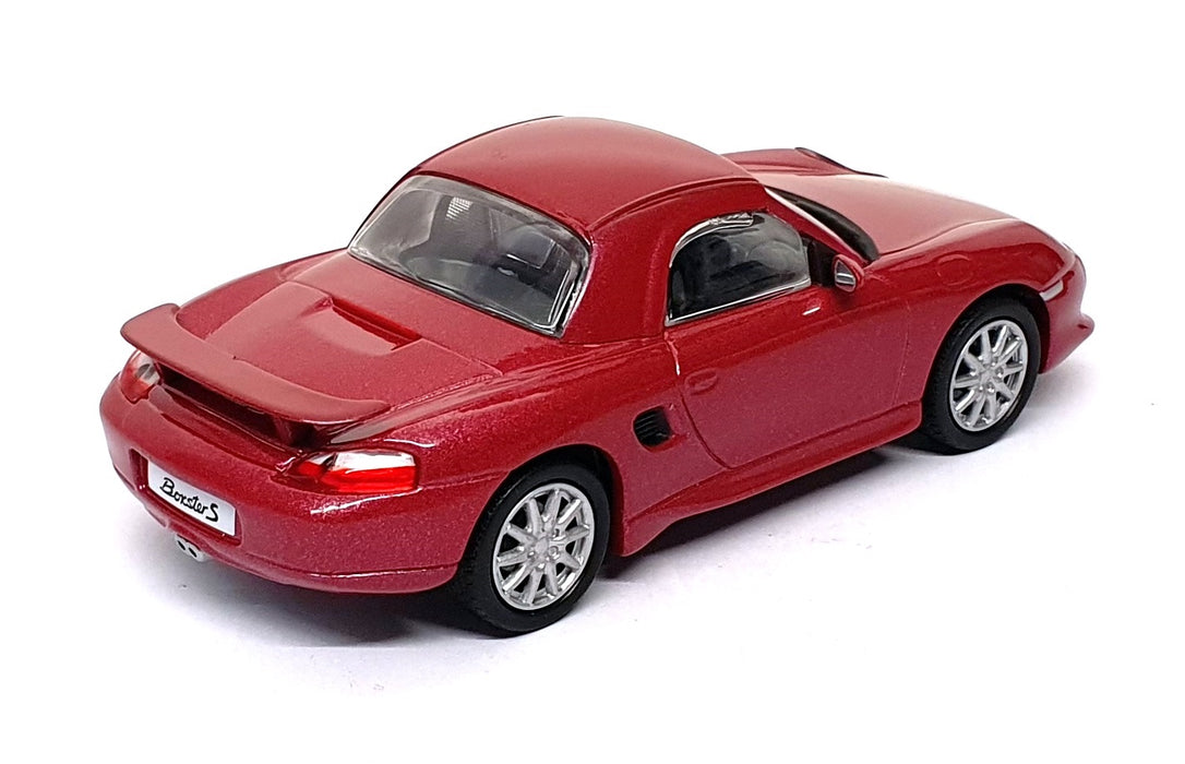 Deagostini 1/43 Scale 049 - 2002 Porsche Boxter S Hard Top - Met. Red