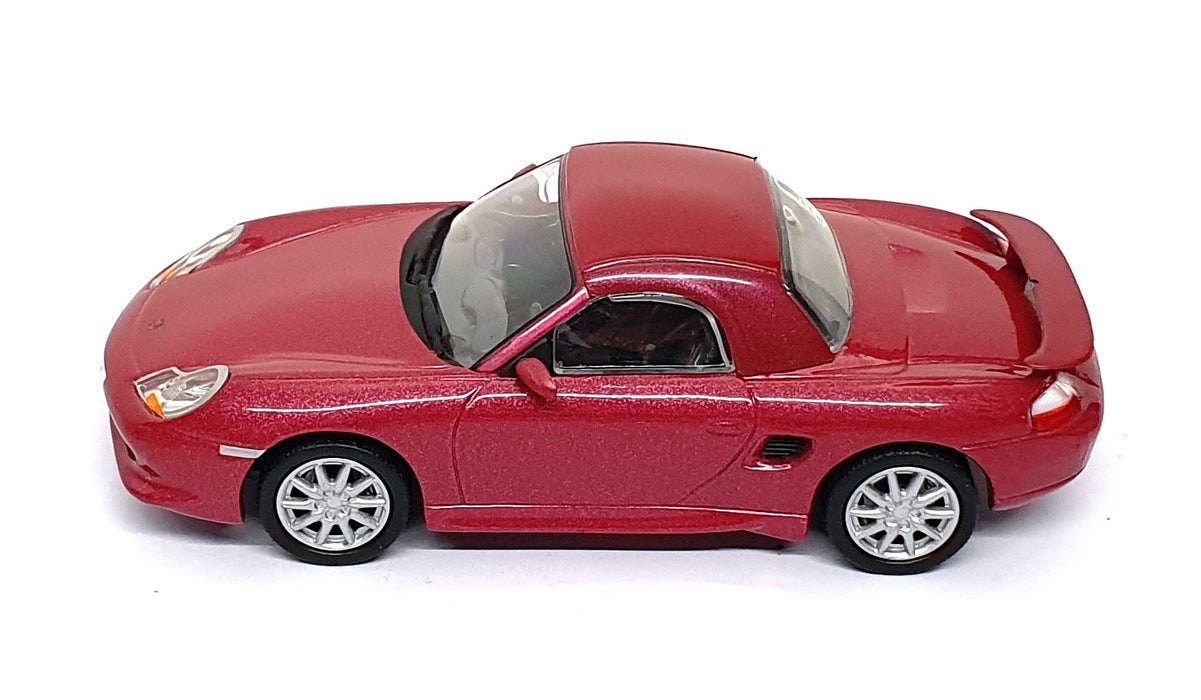 Deagostini 1/43 Scale 049 - 2002 Porsche Boxter S Hard Top - Met. Red