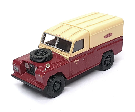 Vanguards 1/43 Scale VA07602 - Land Rover British Rail - Maroon/Cream