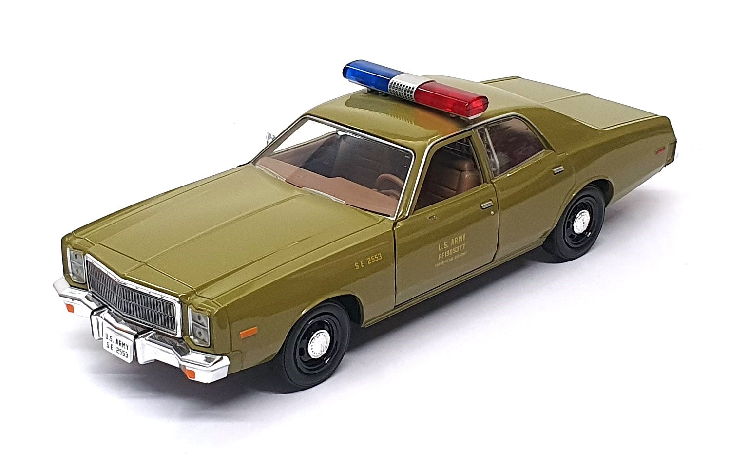 Greenlight 1/24 Scale 84103 - 1977 Plymouth Fury US Army The A Team - Green