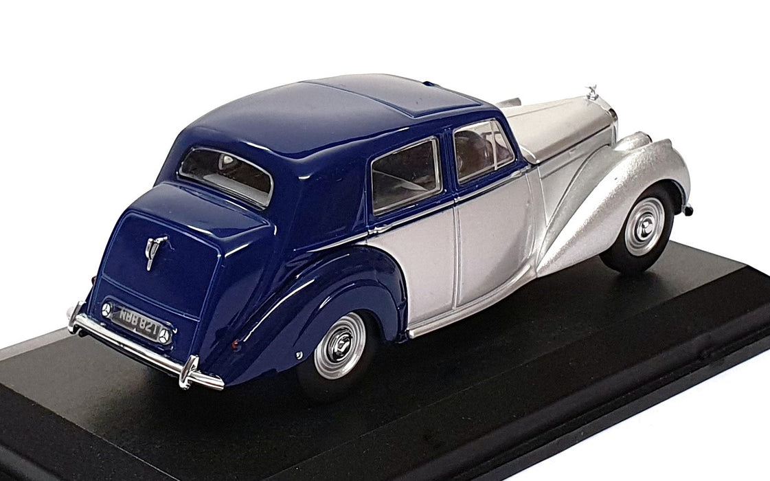 Oxford Diecast 1/43 Scale BN6004 - Bentley MkVI - Midnight Blue/Shell Grey