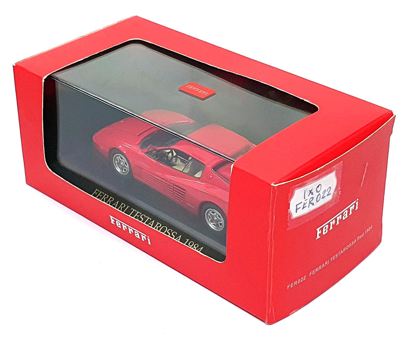 Ixo Models 1/43 Scale Diecast FER022 - 1984 Ferrari Testarossa - Red