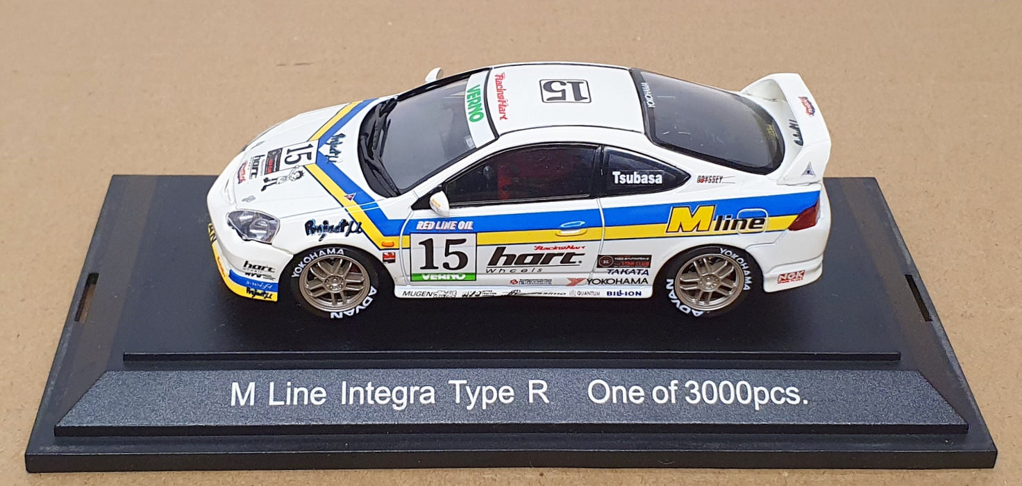 MMP 1/43 Scale MP015W - Honda M Line Integra Type R #15 - White