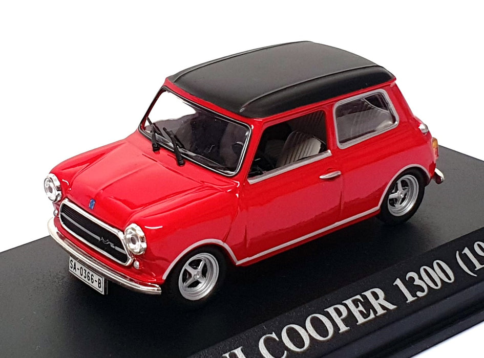 Altaya 1/43 Scale A130074 - 1974 Mini Cooper 1300 - Red/Black