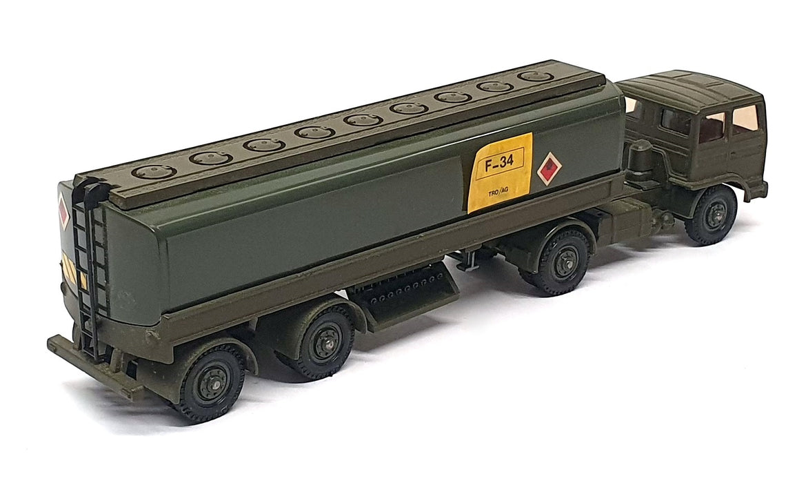 Solido 1/60 Scale 257 - Saviem Camion Ciretne Military Tanker Truck - Green