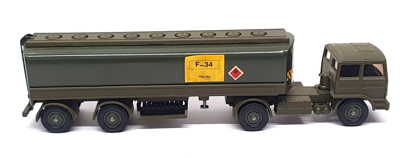 Solido 1/60 Scale 257 - Saviem Camion Ciretne Military Tanker Truck - Green