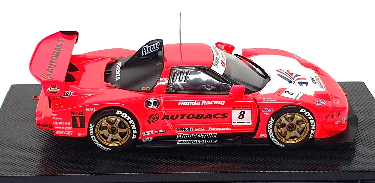 Ebbro 1/43 Scale 763 - Honda Arta NSX SuperGT'05 #8 (Late Version) Red/White