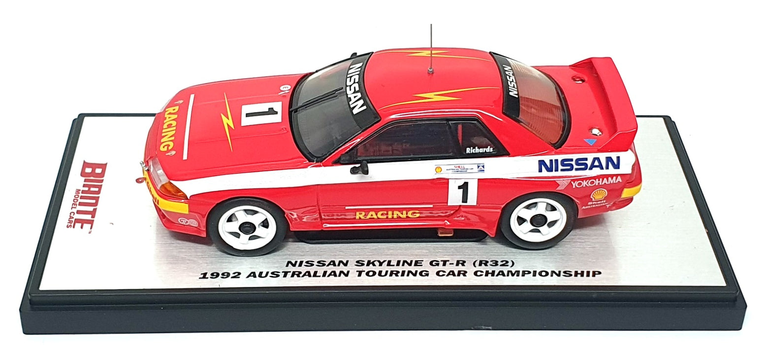 Biante 1/43 Scale B43408B - Nissan Skyline #1 1992 Australian Touring Car C/Ship