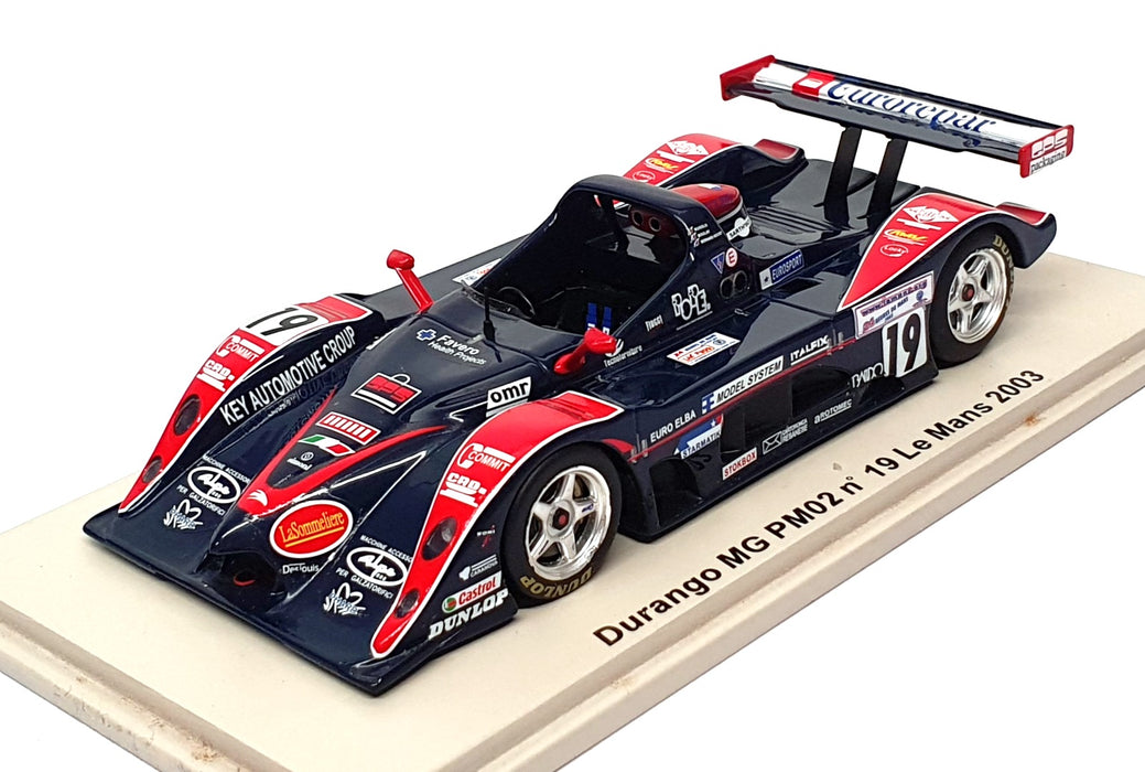 Spark 1/43 Scale SCOT02 - Durango Judd MG PM02 #19 Le Mans 2002
