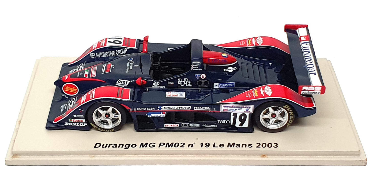 Spark 1/43 Scale SCOT02 - Durango Judd MG PM02 #19 Le Mans 2002