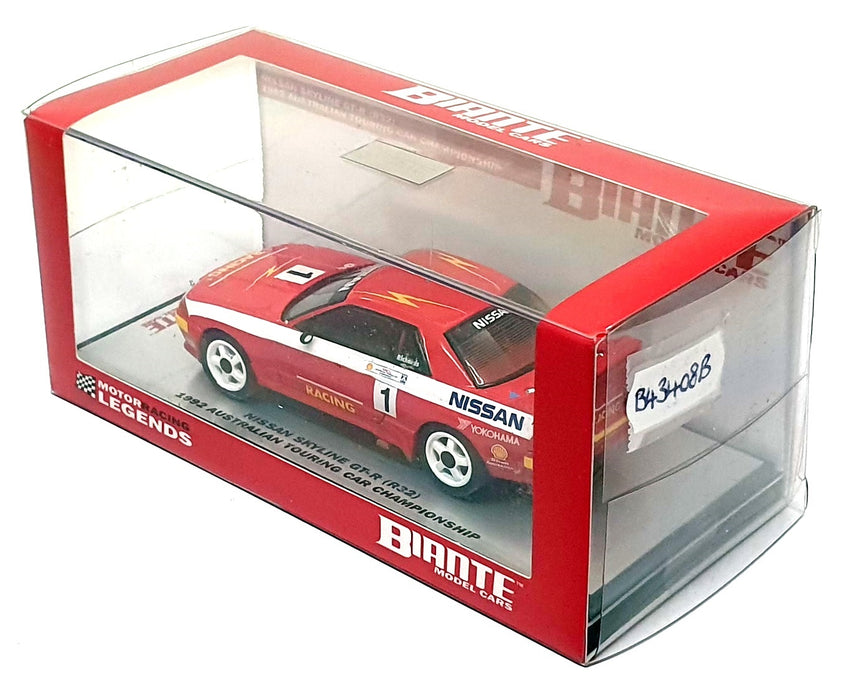 Biante 1/43 Scale B43408B - Nissan Skyline #1 1992 Australian Touring Car C/Ship