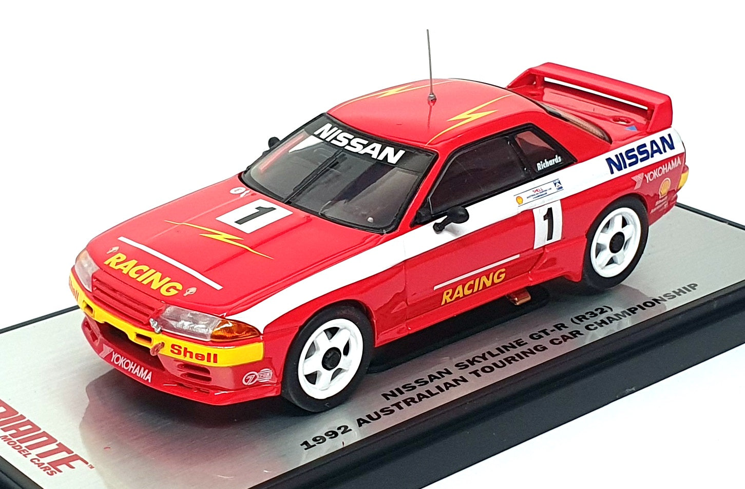 Biante 1/43 Scale B43408B - Nissan Skyline #1 1992 Australian Touring Car C/Ship