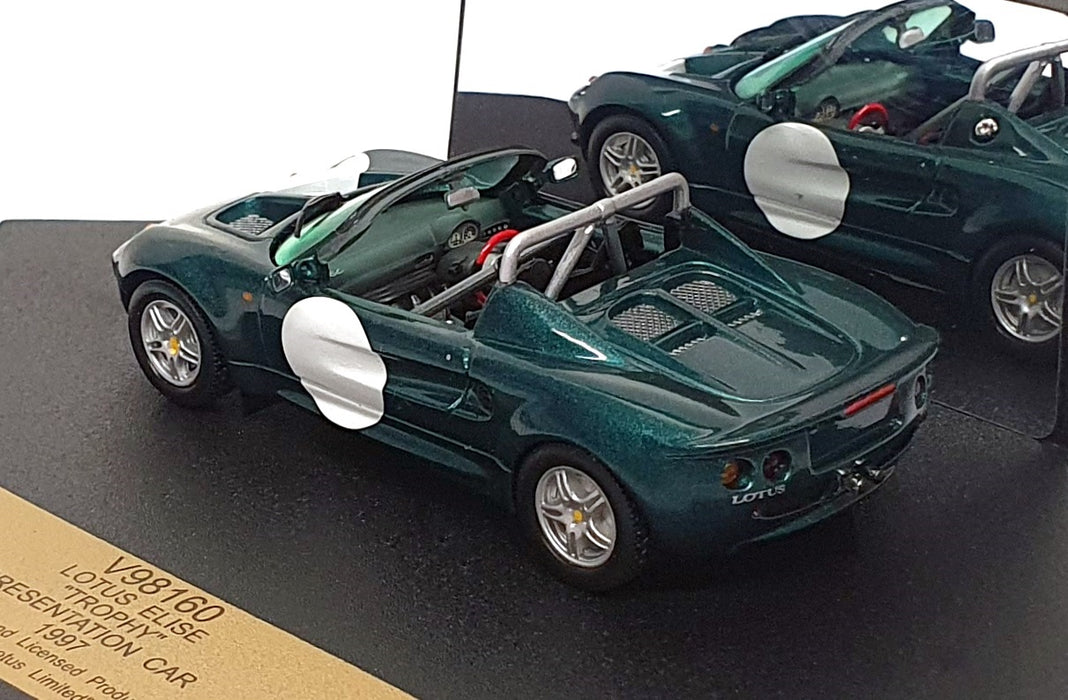 Vitesse 1/43 Scale V98160 - Lotus Elise Trophy Presentation Car 1997 - Green 