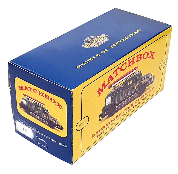 Matchbox 13cm Long Diecast YFE07/SA - 1938 Mercedes Benz KS15 Fire Truck