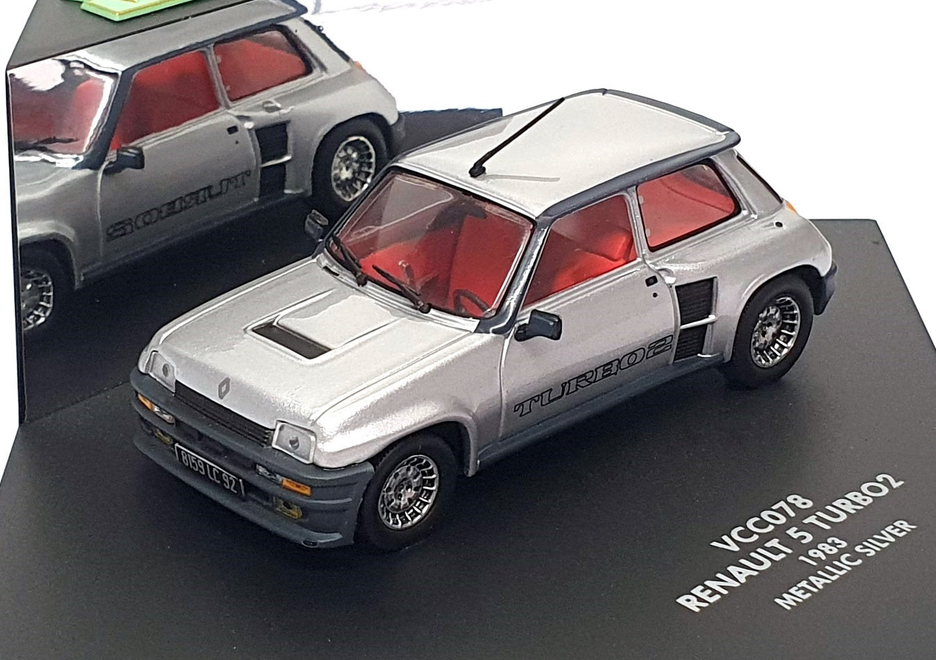 Vitesse 1/43 Scale Diecast VCC078 - 1983 Renault 5 Turbo2 - Met. Silver