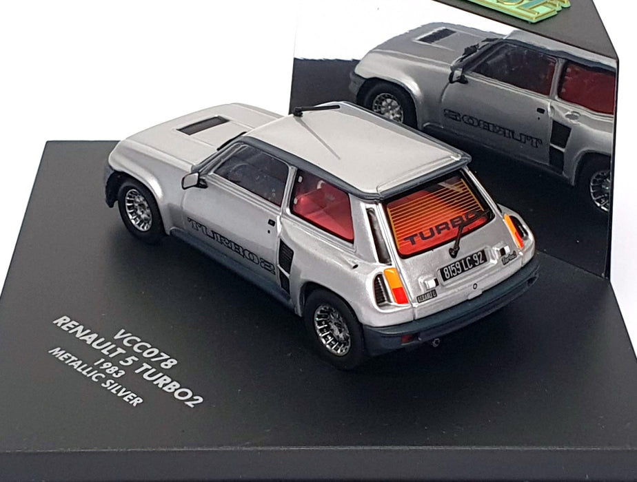 Vitesse 1/43 Scale Diecast VCC078 - 1983 Renault 5 Turbo2 - Met. Silver