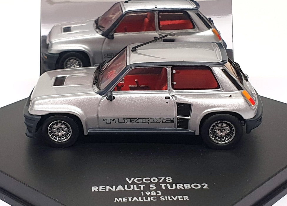 Vitesse 1/43 Scale Diecast VCC078 - 1983 Renault 5 Turbo2 - Met. Silver