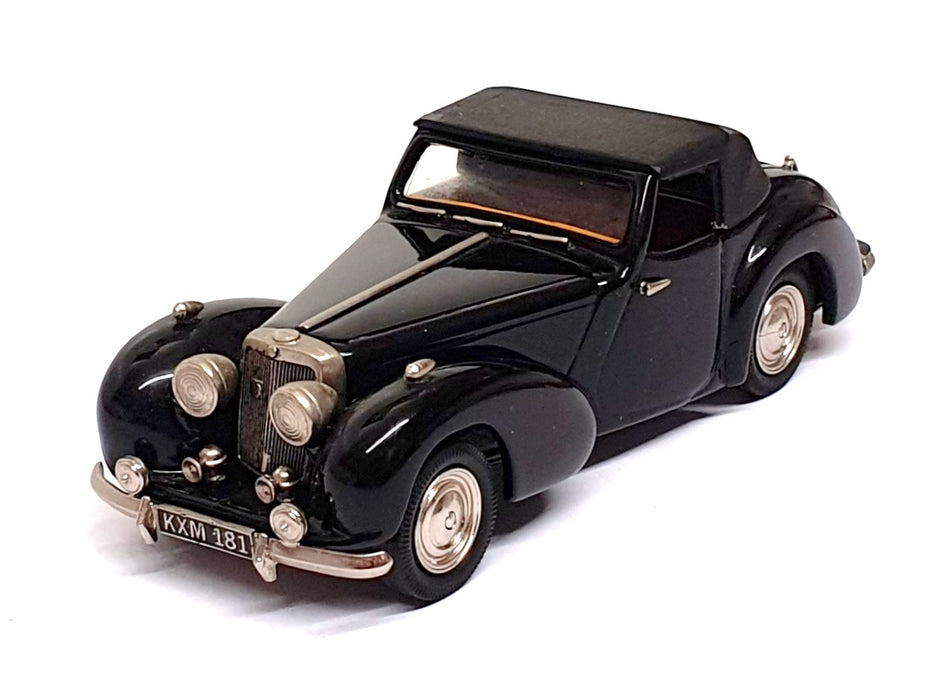 Lansdowne Models 1/43 Scale LDM37A - 1949 Triumph Roadster Top Up - Black