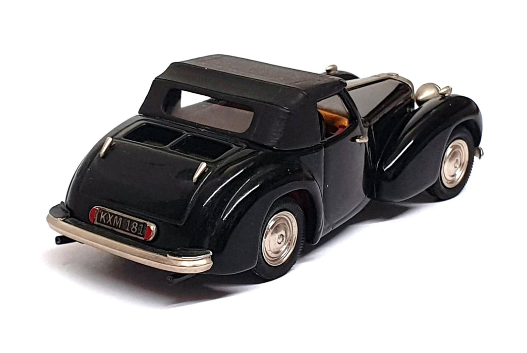 Lansdowne Models 1/43 Scale LDM37A - 1949 Triumph Roadster Top Up - Black