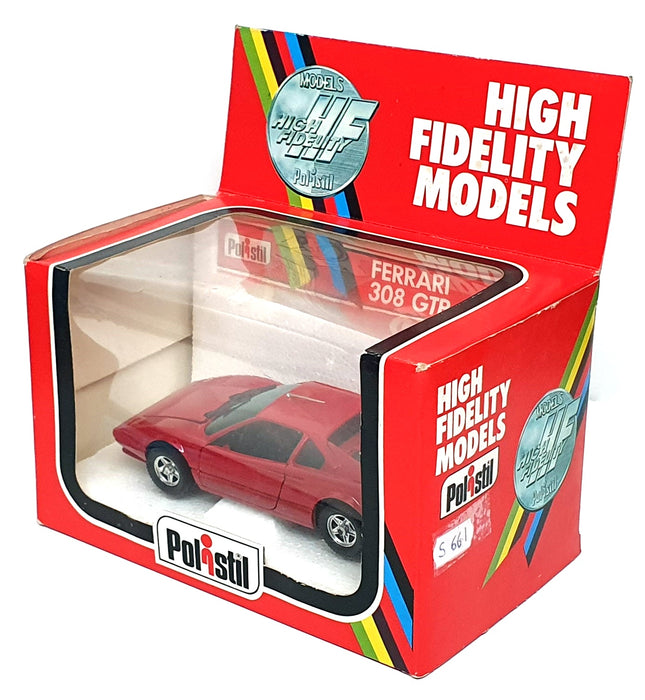 Polistil 1/25 Scale Diecast S 661 - Ferrari 308 GTB - Red