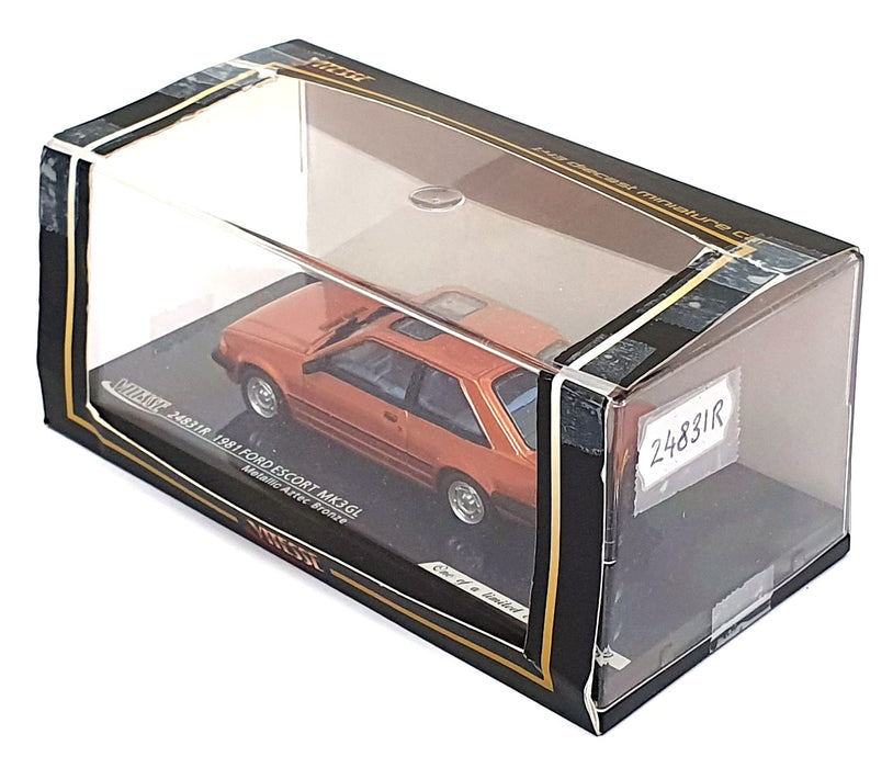 Vitesse 1/43 Scale 24831R - 1981 Ford Escort Mk3 GL - Met. Aztec Bronze