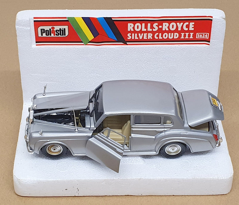 Polistil 1/30 Scale Diecast S634 - Rolls Royce Silver Cloud III - Silver