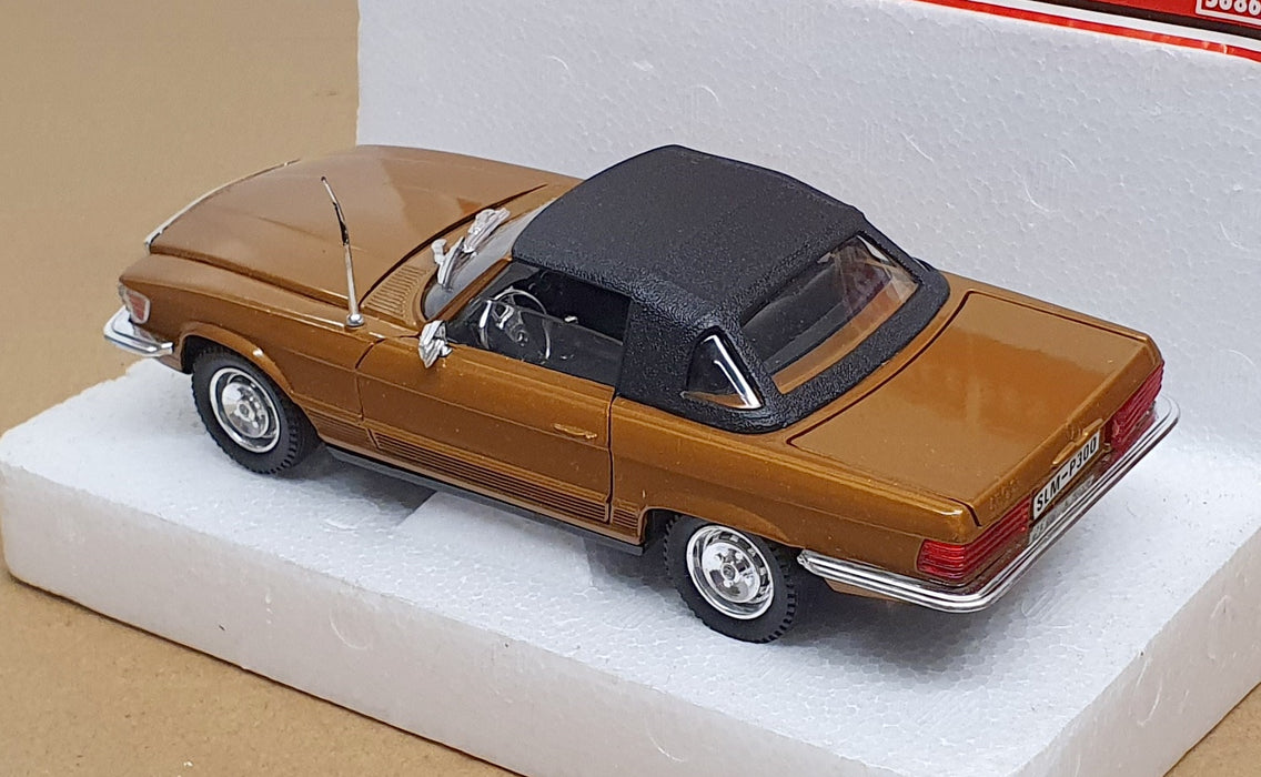 Polistil 1/25 Scale Diecast S686 - Mercedes Benz 450SL Spyder - Met. Brown
