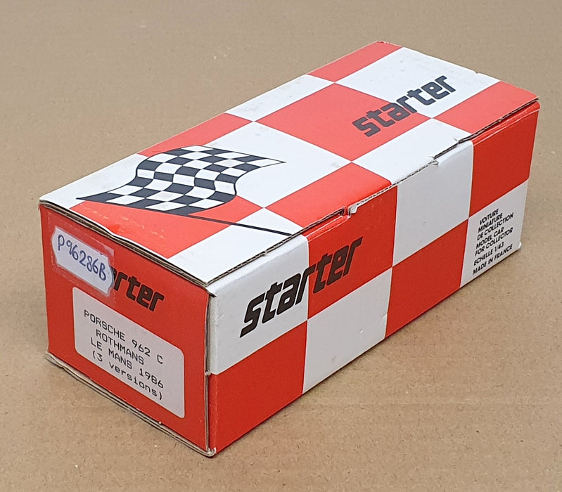 Starter 1/43 Scale Kit P96286B - Porsche 962C R/Mans Le Mans 1986 (3 Versions)