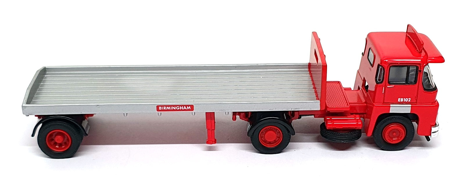 Corgi 1/50 Scale Diecast 29201 - Guy Warrior Platform Trailer BRS - Red