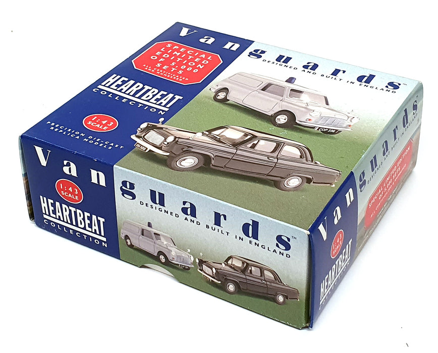 Vanguards 1/43 Scale HB2002 - Ford 100E & Austin Mini Van Heartbeat Set
