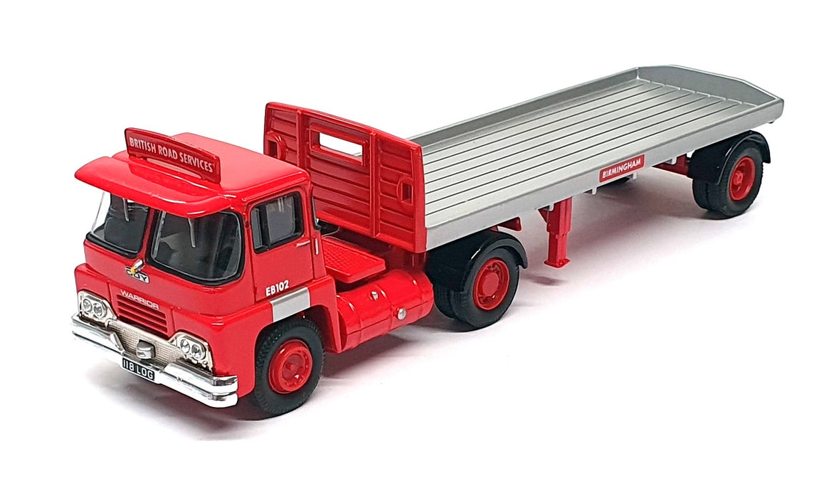 Corgi 1/50 Scale Diecast 29201 - Guy Warrior Platform Trailer BRS - Red