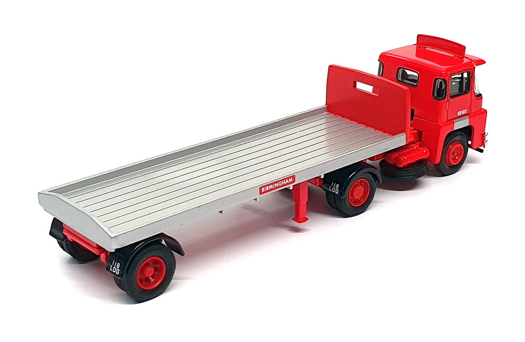 Corgi 1/50 Scale Diecast 29201 - Guy Warrior Platform Trailer BRS - Red