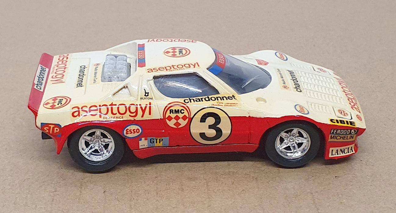 Solido 1/43 Scale Diecast No. 27 - Lancia Stratos Race Car #3 - White/Red